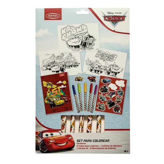 Set Colorear Artel Cars
