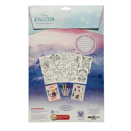 Set Colorear Artel Frozen