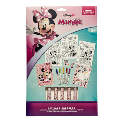 Set Colorear Artel Minnie