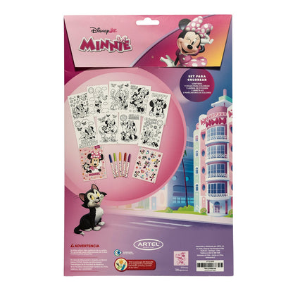 Set Colorear Artel Minnie