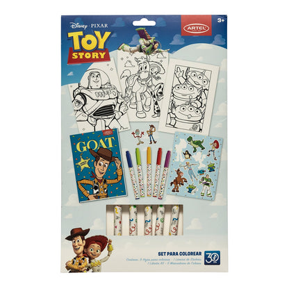 Set Colorear Artel Toy Story