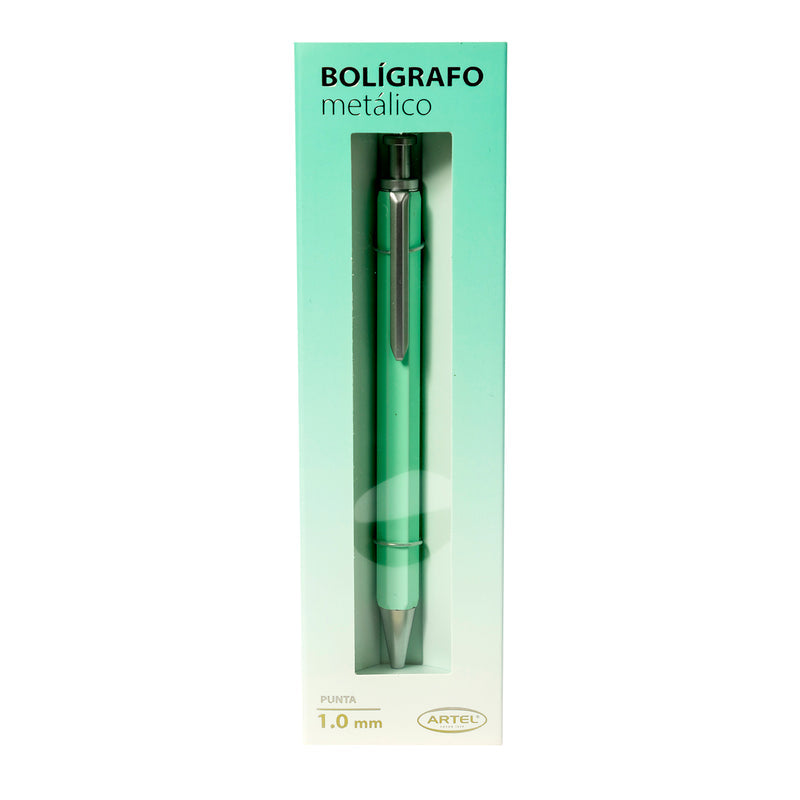 Bolígrafo Metálico De Gel Artel Pastel Con Caja