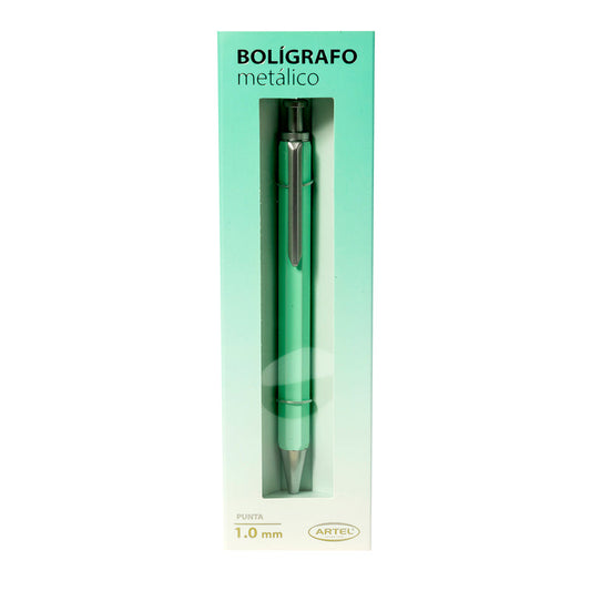 Bolígrafo Metálico De Gel Artel Pastel Con Caja