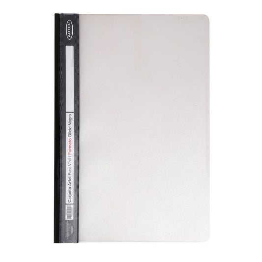 Carpeta Artel Fast Vinil Ofico Negro