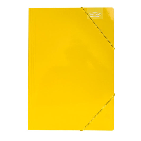 Carpeta C/elastico Amarilla Artel