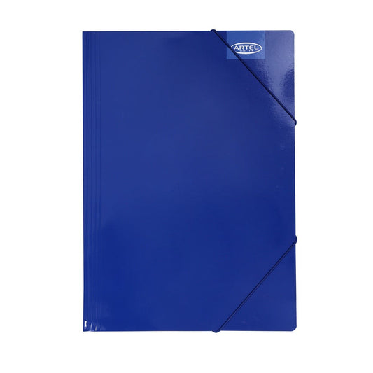 Carpeta C/elastico  Azul Artel