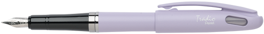 Pluma Pentel Tradio Vl Pastel, Punta Media Azul