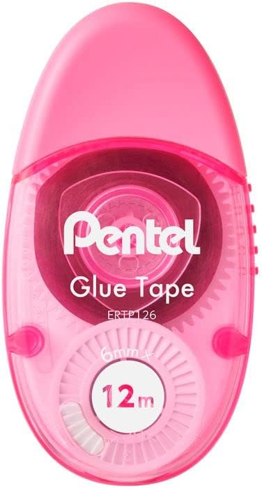 Cinta Pegamento Pentel Rosa