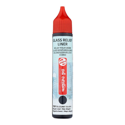 LINER VIDRIO 28 ML NEGRO