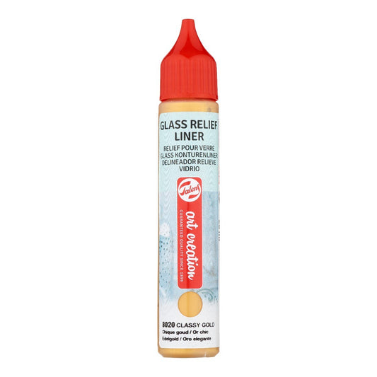 LINER VIDRIO 28 ML DORADO