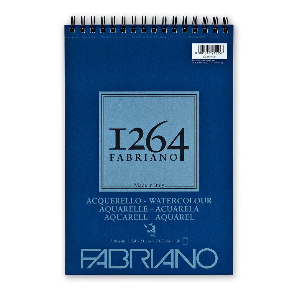 Croquera Fabriano 1264 A4 300G | Nacional Librería