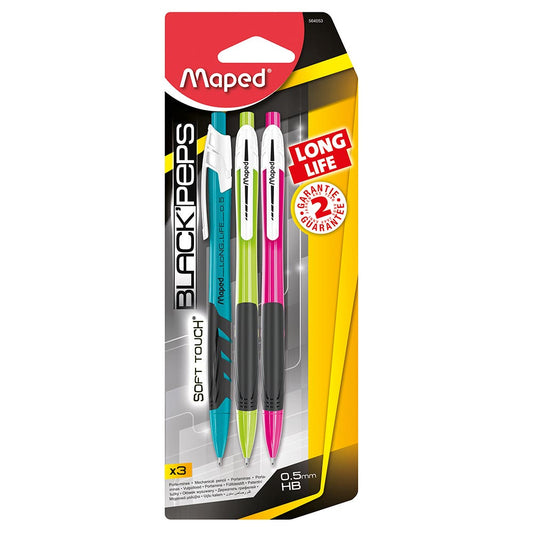 Blister 3 Portaminas Long Life 0,5 Maped