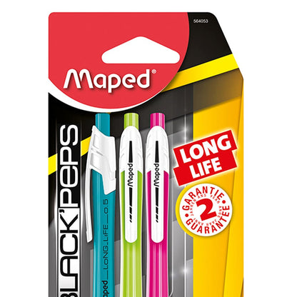 Blister 3 Portaminas Long Life 0,5 Maped