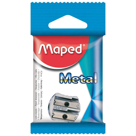 Blister Sacapuntas Metálico Doble Maped