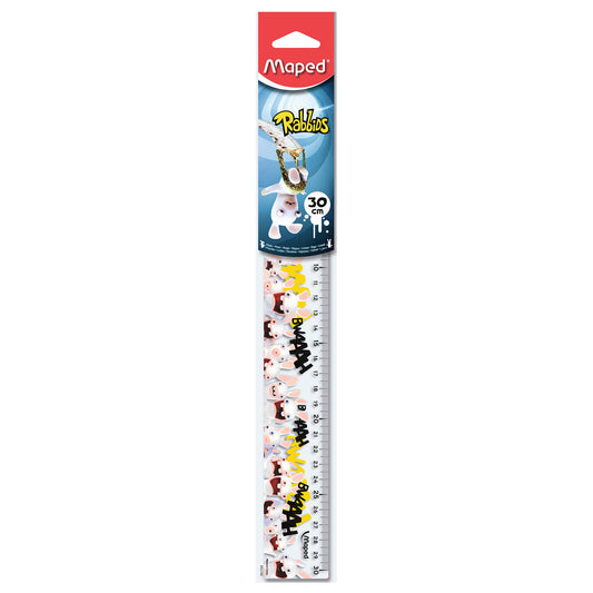 Regla Maped 30 cms Rabbids