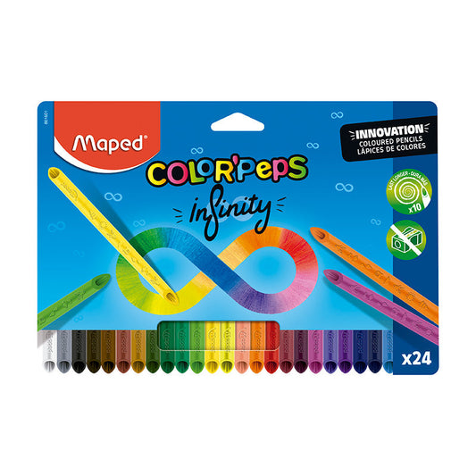 Lápices de Colores Infinity  Maped 24 piezas