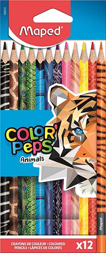 Lápices Colores Animals x12