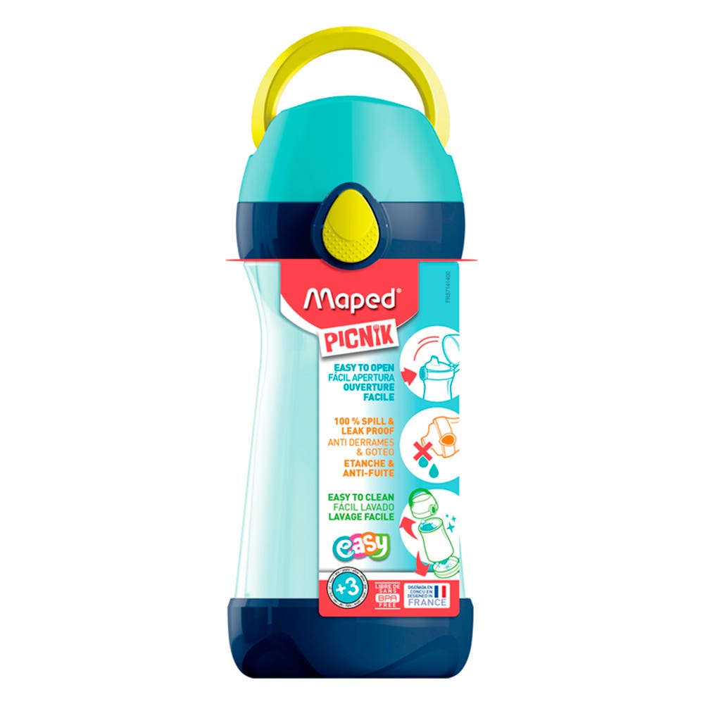 Botella de agua 430ml Blue Maped