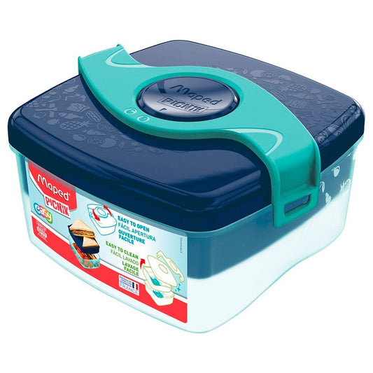 Lunch Box 1,4l Blue Maped