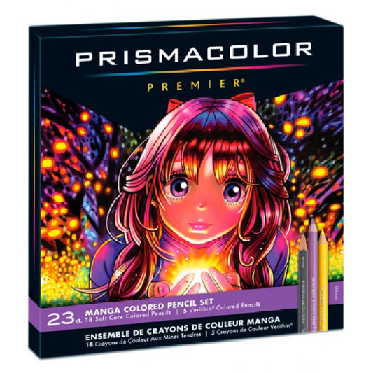 SET LAPICES 23 COLORES MANGA PREMIER