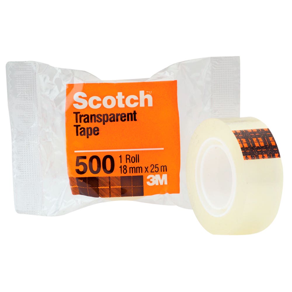 Cinta Adhesiva Scotch® 500 18mmx25mts.
