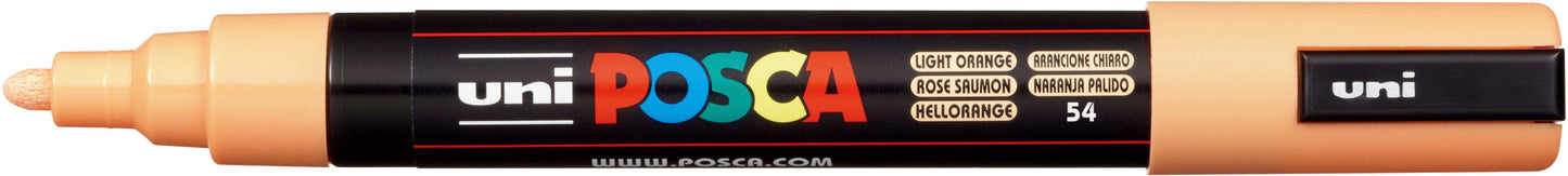 Marcador Posca 5M Naranjo Claro