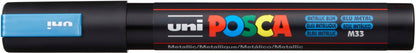 Marcador Posca 5M Azul Metálico