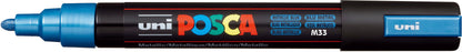 Marcador Posca 5M Azul Metálico