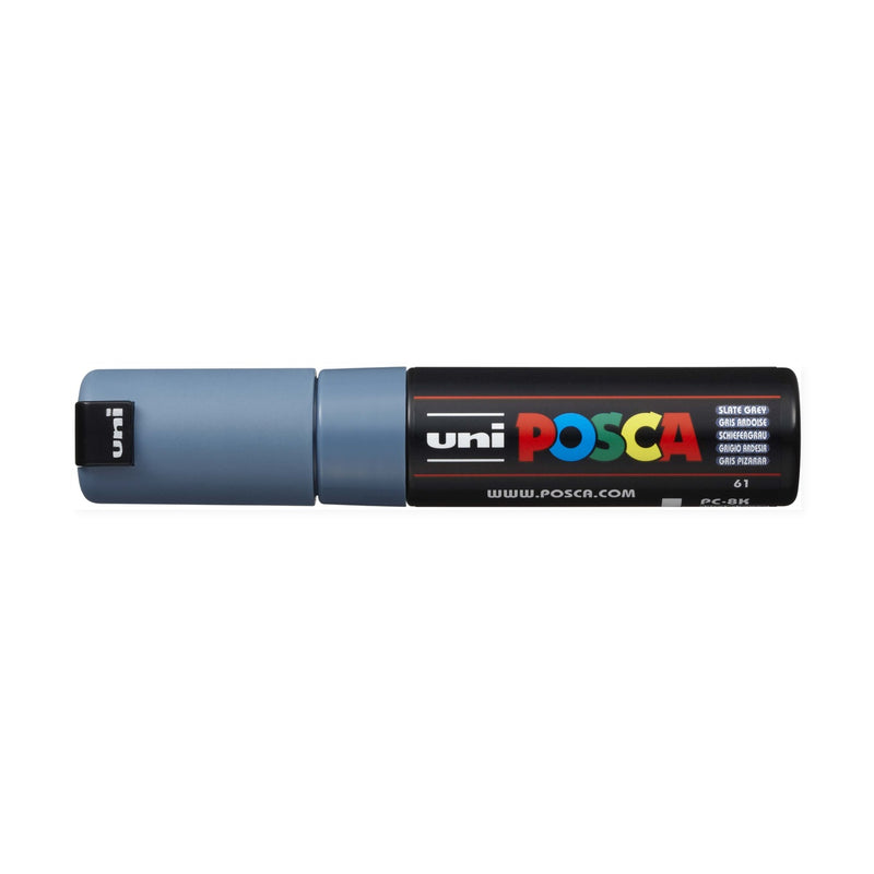 Marcador Posca 8K Gris Pizarra