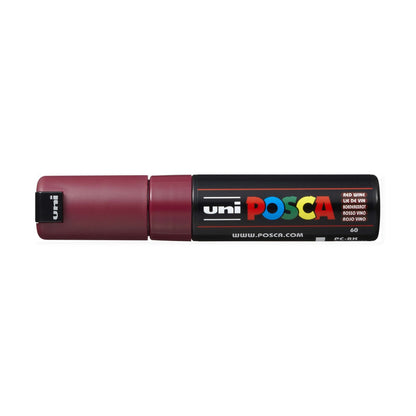 Marcador Posca 8K Rojo Vino