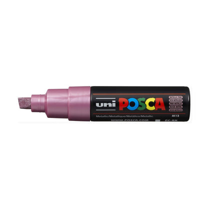 Marcador Posca 8K Rosa Metálico