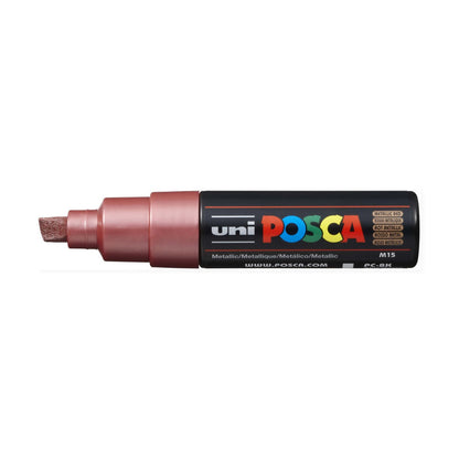 Marcador Posca 8K Rojo Metálico