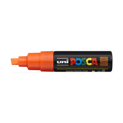 Marcador Posca 8K Naranjo Fluorescente
