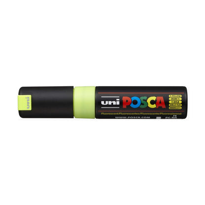 Marcador Posca 8K Amarillo Fluorescente