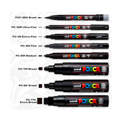 MARCADOR POSCA 1MR NEGRO