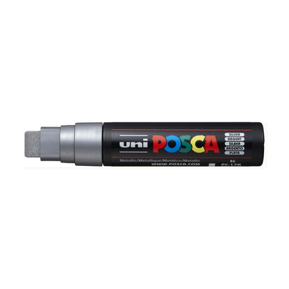Marcador Posca 17K Plateado