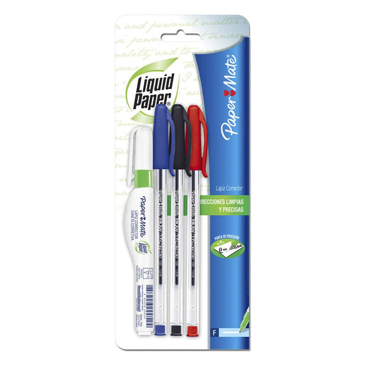 Bl.  Corrector LIQUID PAPER+ 3Bol(A,N,R)