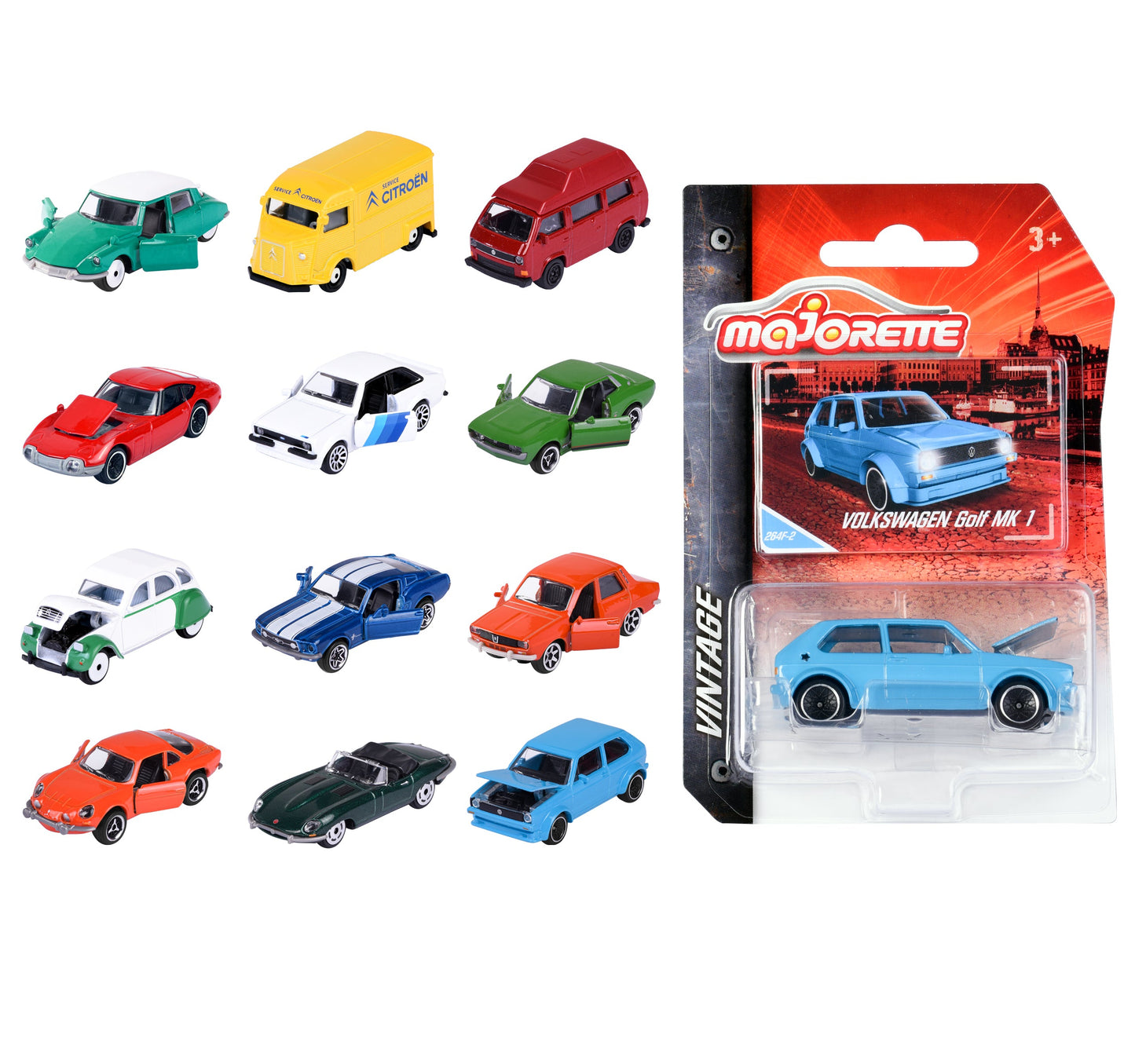 Majorette Vintage  Playfun 6 Unidades Surtido