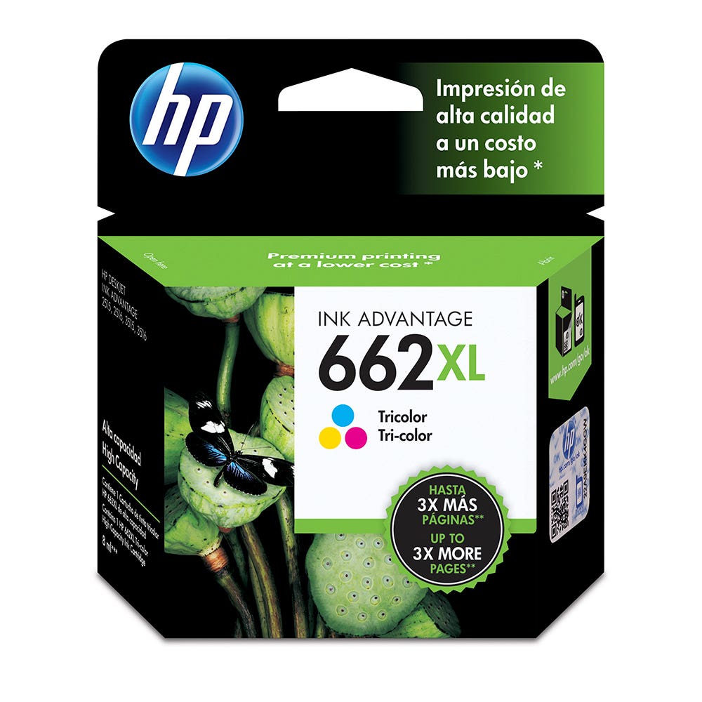 TINTA HP 662 XL TRICOLOR