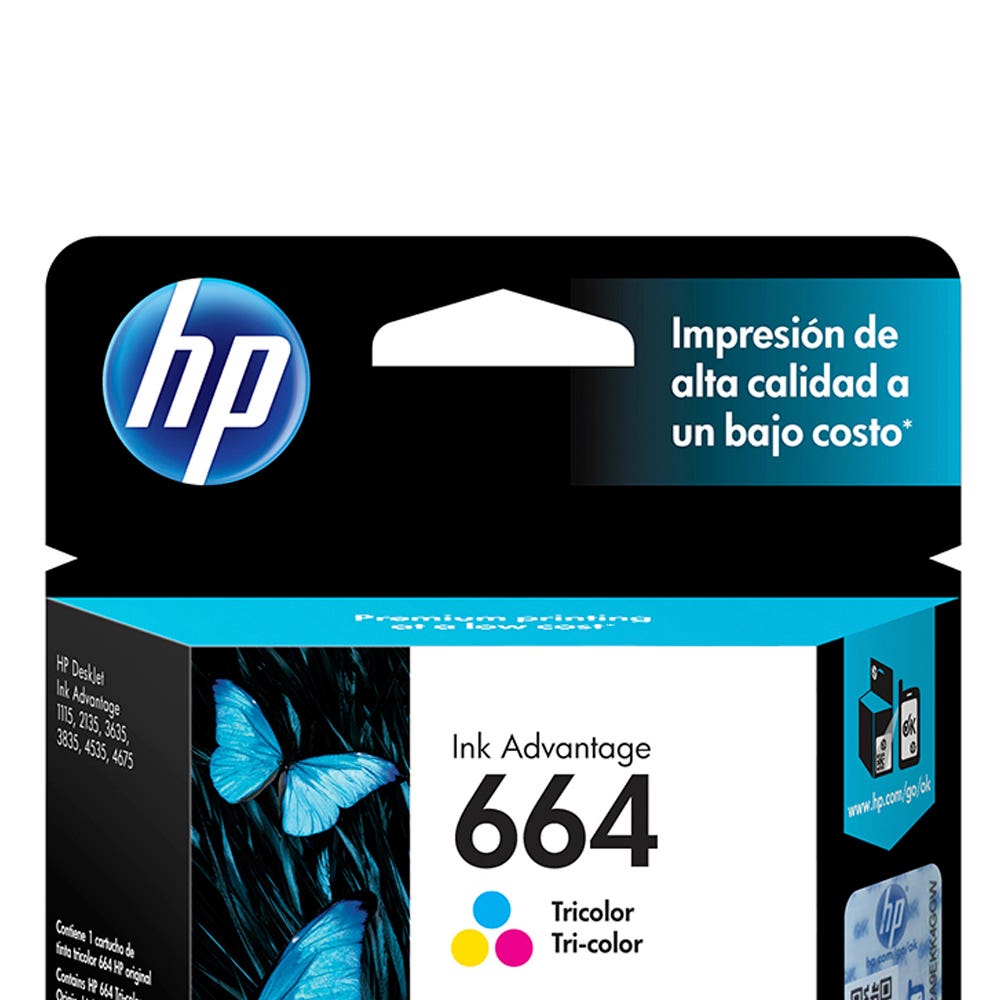 TINTA HP 664 TRICOLOR