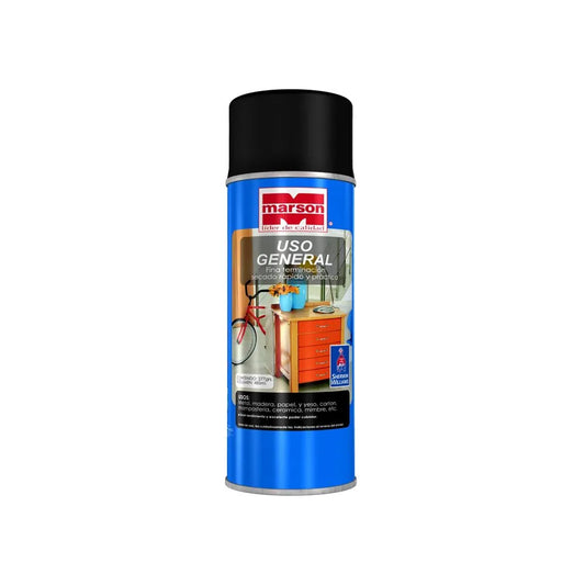 Esmalte Marson Aerosol 485 Ml Negro Opaco