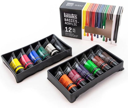 Set Pintura Acrílica Liquitex Basicss 12 Unidades 22Ml