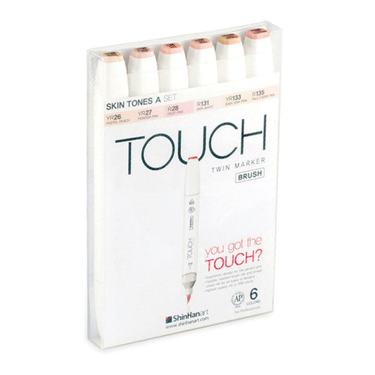 Set Touch Twin Brush 6 color piel