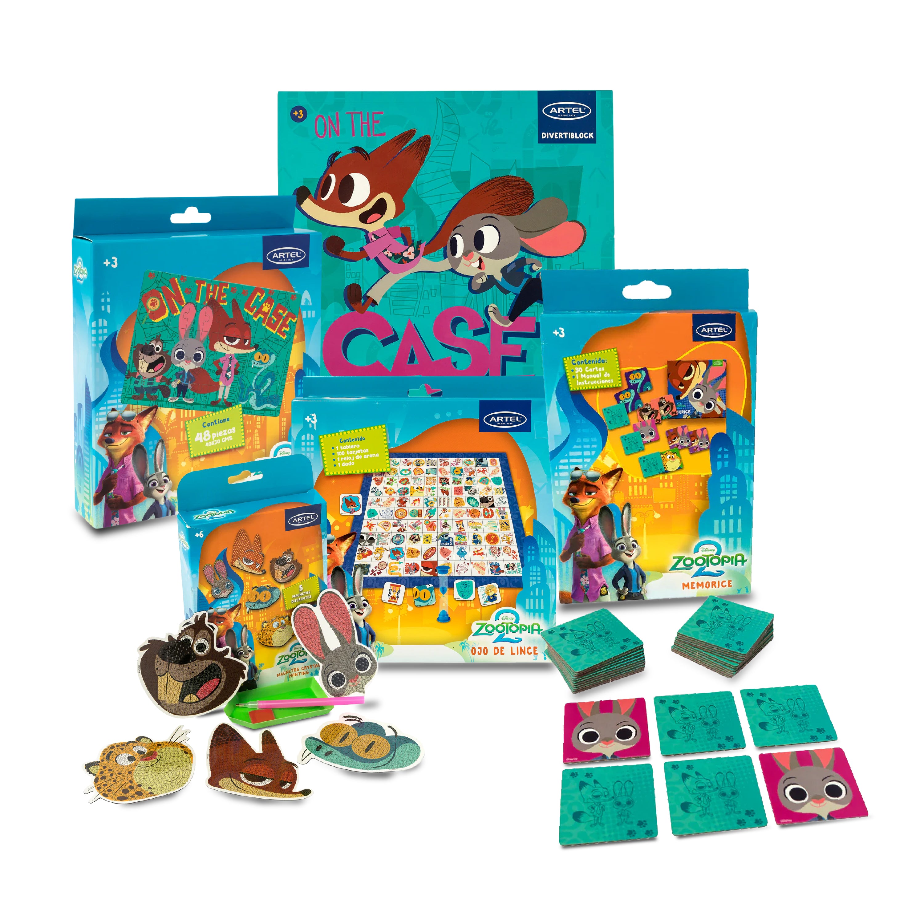 set juega con Zootopia plasticina Artel – Nacional Librería