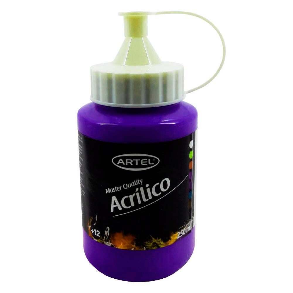 Acrílico Artel 250ml negro 221 Artel Importado Nacional Librería