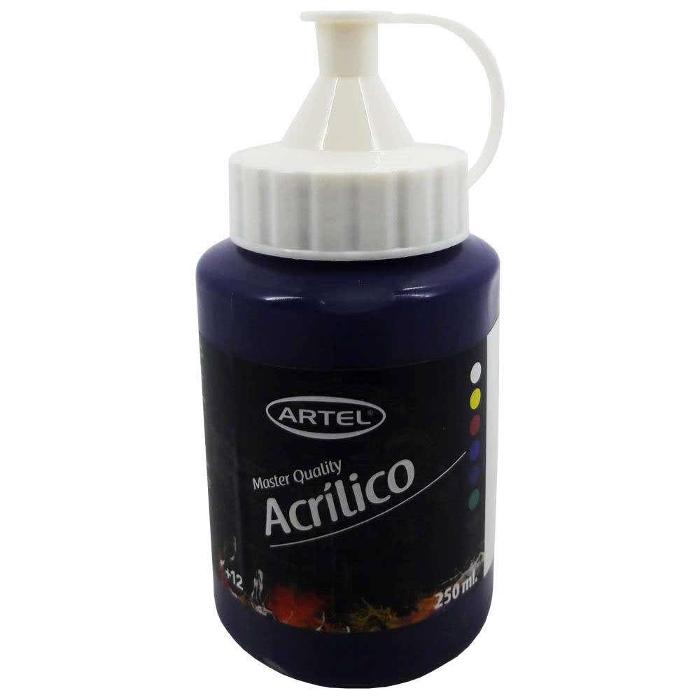 Acrílico Artel 250ml negro 221 Artel Importado Nacional Librería