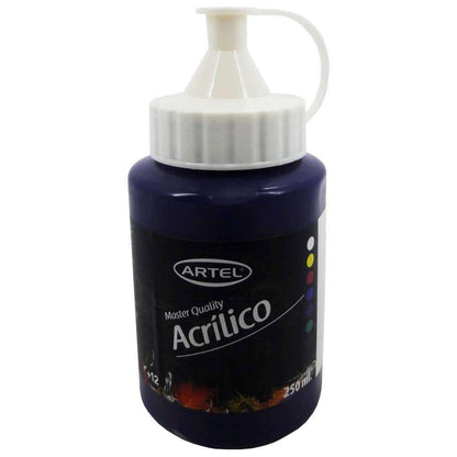 Acrílico Artel 250ml negro 221 Artel Importado Nacional Librería