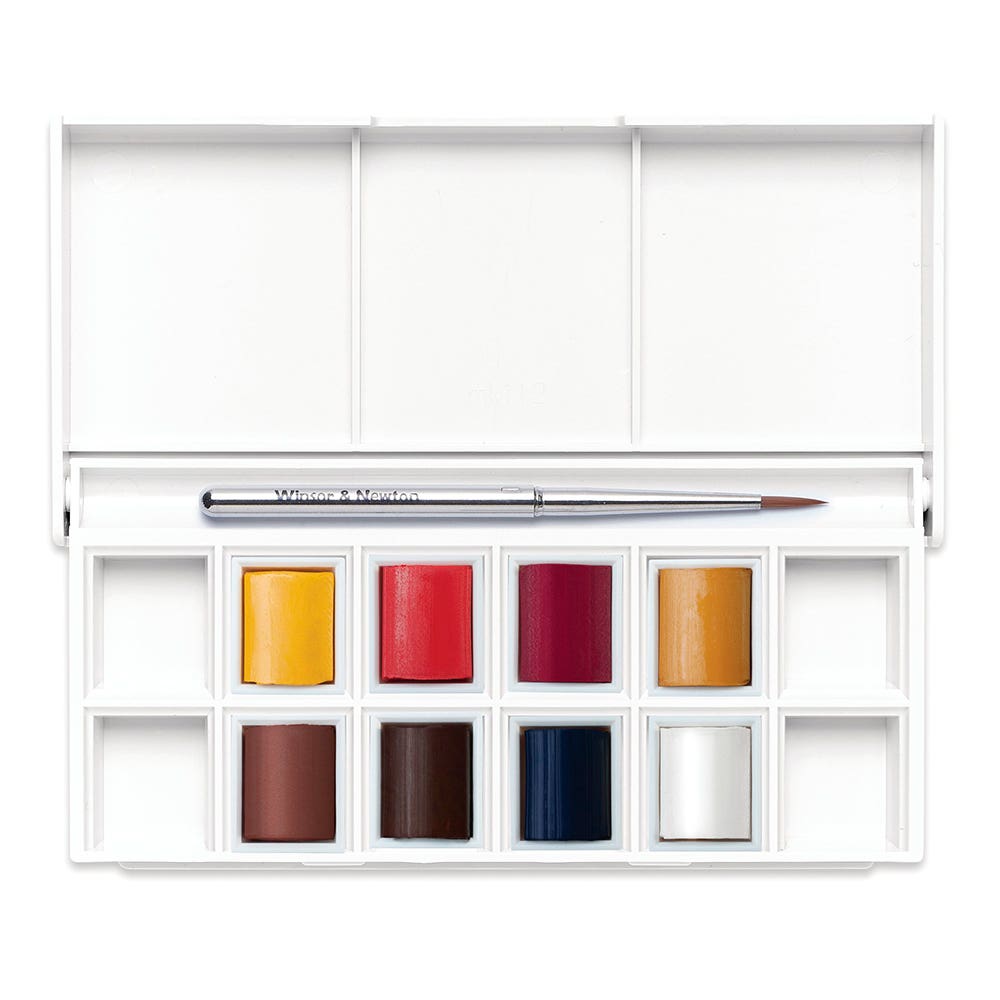 Acuarela Cotman Set Portrait 8hp Winsor And Newton Nacional Librería