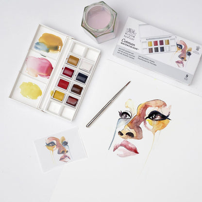 Acuarela Cotman Set Portrait 8hp Winsor And Newton Nacional Librería