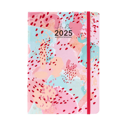 Agenda 2025 Semana a la Vista PastelPrin Artel Importado Nacional Librería